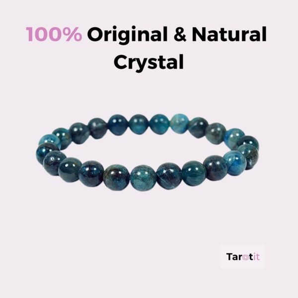 Apatite Natural Blue Crystal Bracelets 8MM
