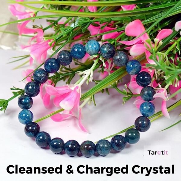 Apatite Natural Blue Crystal Bracelets 8MM