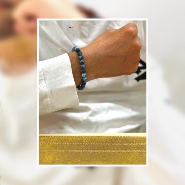 Apatite Natural Blue Crystal Bracelets 8MM