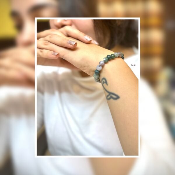 Moss Agate Bracelets 8MM